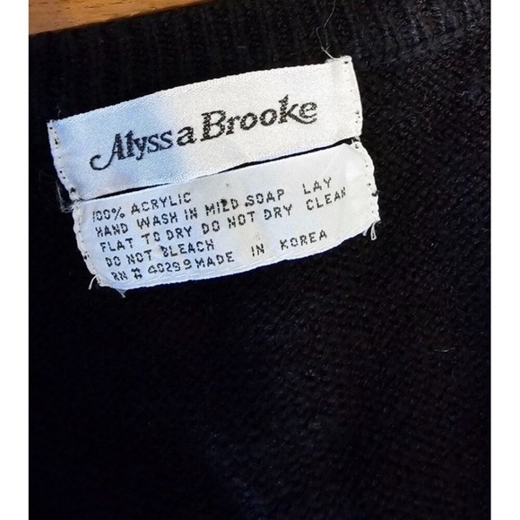 Vintage Alyssa Brooke Knit Vest Size Medium Red Geometric - Picture 3 of 7